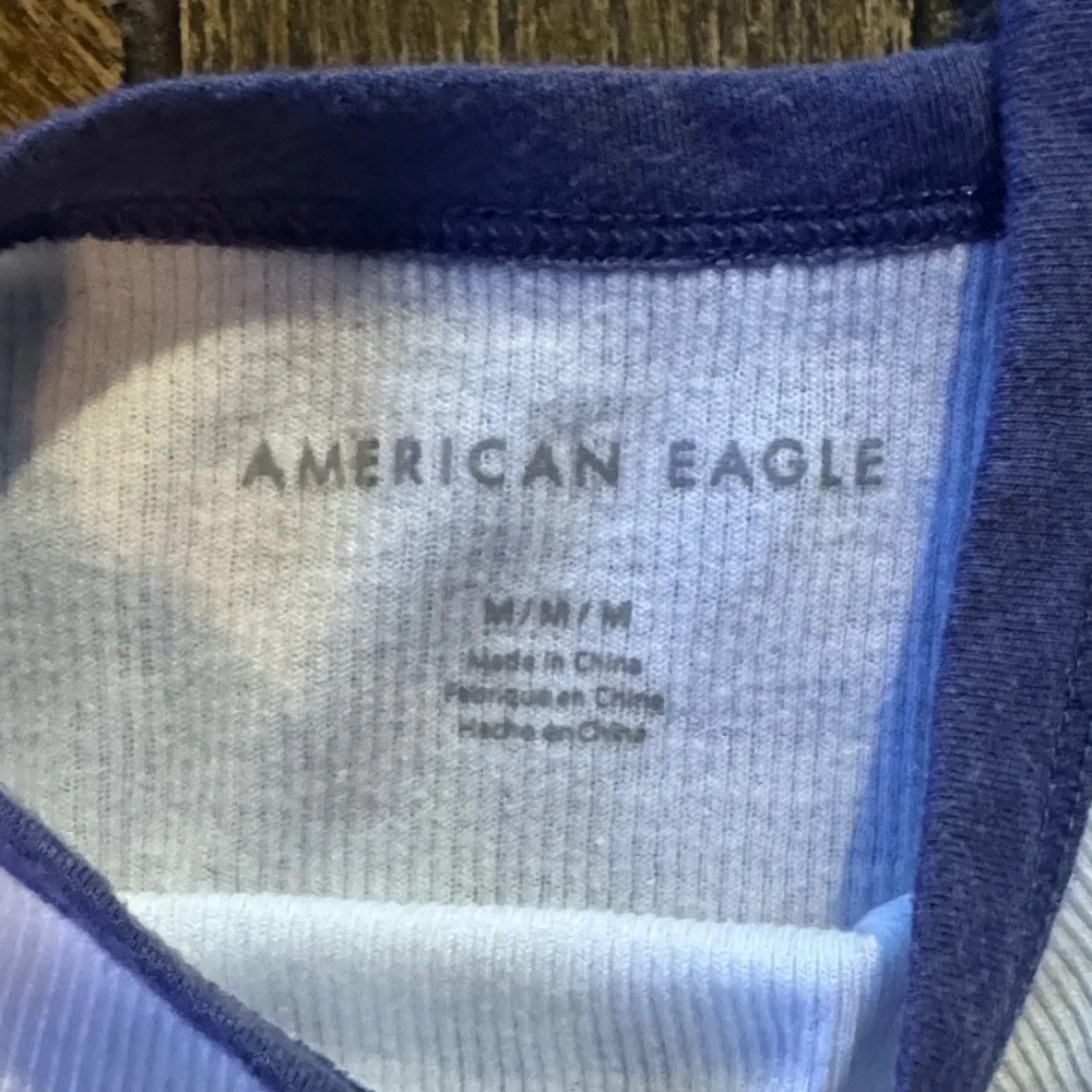 American Eagle Outfitters Peace Sign Tank Top - Cream and Gray - Picture 2 of 2